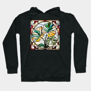 Variegated Monstera Stained Glass Hoodie